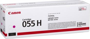 Canon 055H High Yield Magenta Toner Cartridge (5,900 Pages*) 3018C002