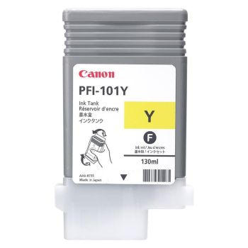 Canon PFI-101Y PFI101Y Yellow Ink Tank (130ml) 0886B001AA