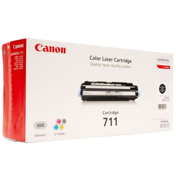 Canon 1660B002AA 711 Black Toner Cartridge (6,000 pages*)