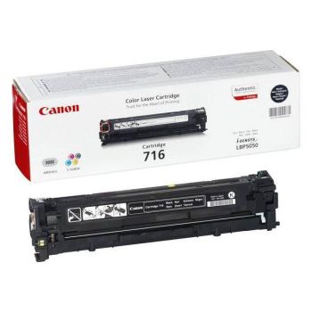 Canon 1980B002 716 Black Toner Cartridge (2,300 pages*)