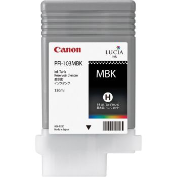Canon PFI-103MBK PFI103MBK Matte Black Ink Tank (130ml) 2211B001AA