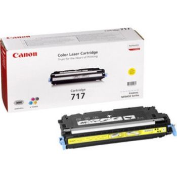 Canon 2575B002AA 717 Yellow Toner (4,000 pages*)