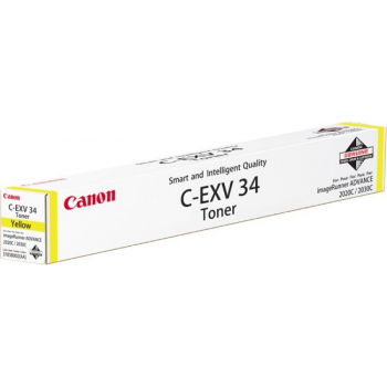 Canon 3785B002 C-EXV34 Yellow Toner Cartridge 3785B002AA