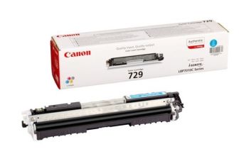 Canon 4369B002AA 729 Cyan Toner Cartridge (1,000 pages*)