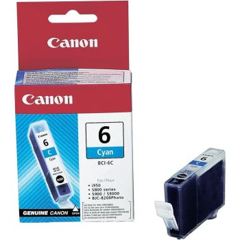 Canon BCI-6C Cyan Ink Cartridge (210 pages*) 4706A002