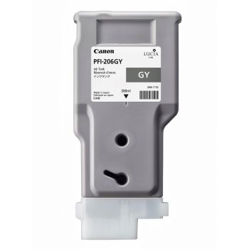 Canon 5312B001AA PFI-206GY Gray Ink Tank (300ml) 5312B001