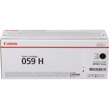 Canon 059HBK Black Toner Cartridge (15,500 Pages*) 3627C001