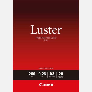 Canon A3 Pro Luster Photo Paper (20 Pack) 6211B007