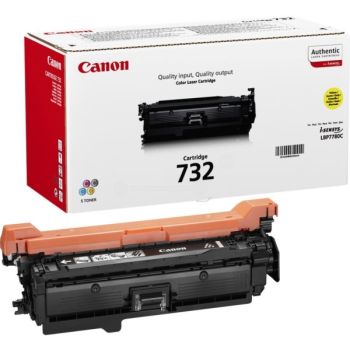 Canon 6260B002AA 732 Yellow Toner Cartridge (6,400 pages*) 6260B002
