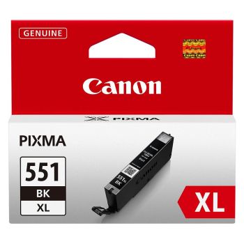Canon CLI-551BK XL High Yield Black Ink Cartridge (1,125 pages*) 6443B001
