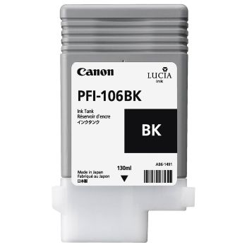 Canon 6621B001 PFI-106BK Black Ink Tank (130ml) 6621B001AA