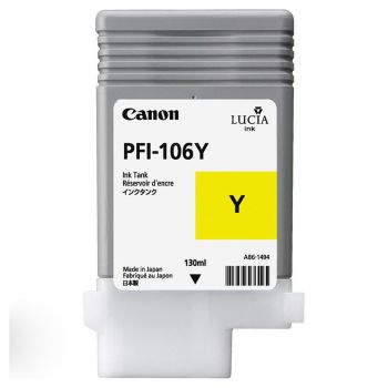 Canon 6624B001 PFI-106Y Yellow Ink Tank (130ml) 6624B001AA