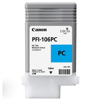 Canon 6625B001AA PFI-106PC Photo Cyan Ink Tank (130ml)