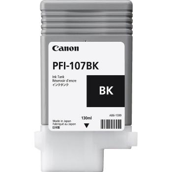 Canon 6705B001AA PFI-107BK Black Ink Tank (130ml)