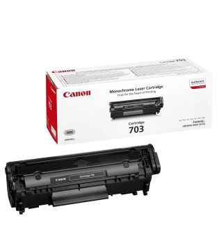 Canon 7616A005 703 Black Laser Toner Cartridge (2,000 pages*) 7616A005AA
