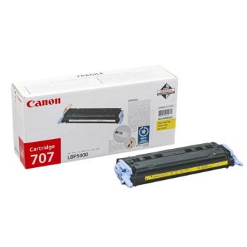 Canon 707 Yellow Toner Cartridge (2,000 pages*) 9421A004