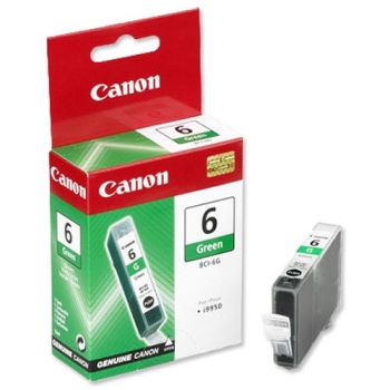 Canon BCI-6G Green Ink Cartridge (210 pages*) 9473A002