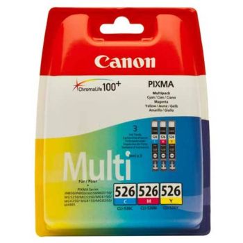 Canon CLI-526 CMY Colour Ink Cartridge Multipack - 4541B018