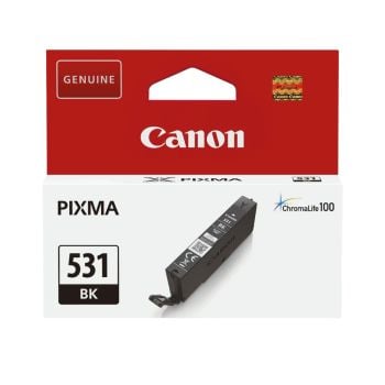 Canon CLI-531BK Black Ink Cartridge (656 Pages*) 6118C001