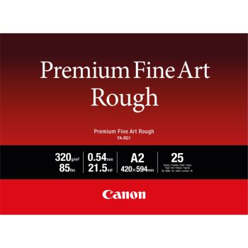 Canon FA-RG1 A2 Premium Fine Art Rough 320gsm Paper (25 Sheets) 4562C005