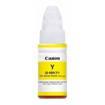 Canon GI-490Y Yellow Ink Cartridge (7,000 Pages*) 0666C001