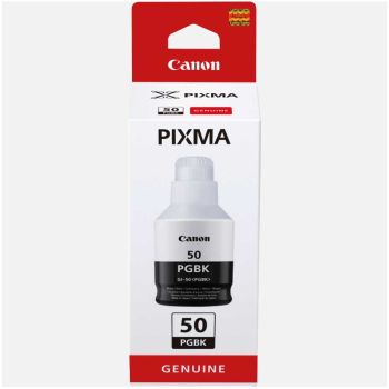 Canon GI-50PGBK Black Ink Bottle (6,000 Pages*) 3386C001