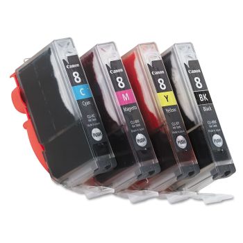 Canon PB-CLI8VAL CLI-8 CMYK Ink Cartridge Pack