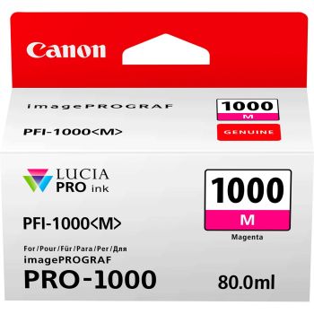 Canon 0548C001AA PFI-1000 Magenta Ink Tank 80ml 0548C001