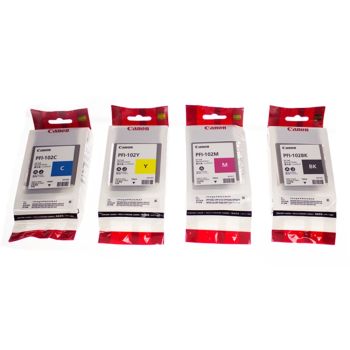 Canon PB-PFI102VAL PFI-102 CMYK Ink Cartridge Pack