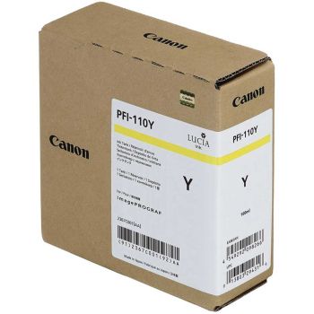 Canon PFI-110Y Yellow Ink Tank (160ml) 2367C001