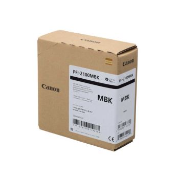 Canon PFI-2100MBK Matt Black Ink Cartridge (160ml) 5265C001