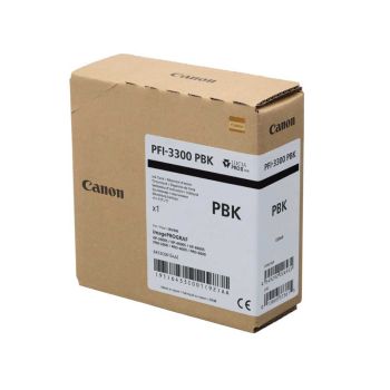 Canon PFI-3300PBK Photo Black Ink Cartridge (330ml) 6433C001