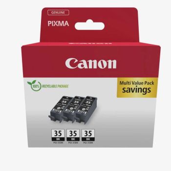 Canon PGI-35BK Black Ink Cartridge (Triple Pack) 1509B028