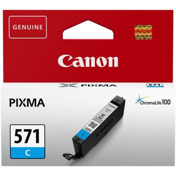 Canon CLI-571C Cyan Ink Cartridge (7ml) 0386C001