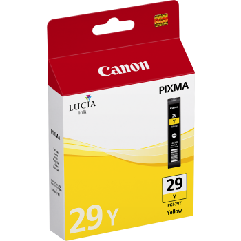 Canon 4875B001AA PGI-29Y Yellow Ink Cartridge 4875B001