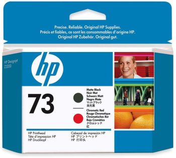 HP CD949A No.73 Matte Black and Chromatic Red Printhead