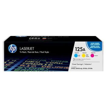 HP CF373AM 125A CMY Rainbow Toner Cartridge Multipack (1,400 pages* each)