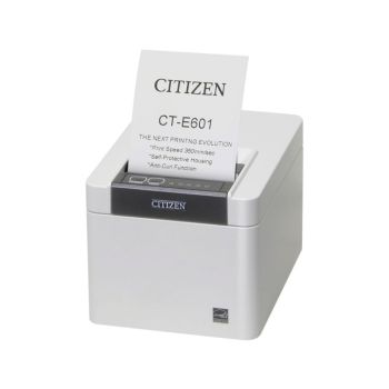 Citizen CT-E601 Direct Thermal White POS Printer (USB, Serial, Network & BT)