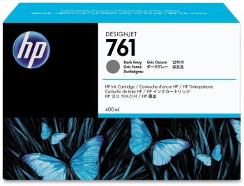 HP CM996A No.761 Dark Grey Ink Cartridge (400ml)