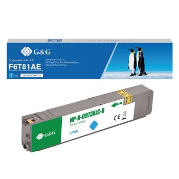 Compatible HP 973X High Yield Cyan Ink Cartridge (7,000 Pages)