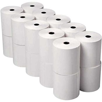 Compatible 80mm x 80m Thermal POS Till Rolls (20 Rolls per Pack) 00TR8080