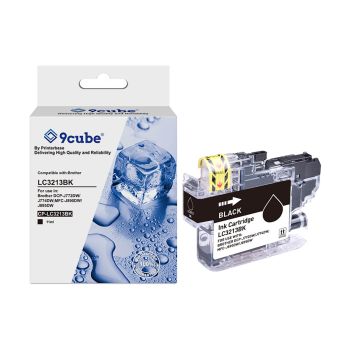 Compatible Brother LC-3213BK Black Ink Cartridge  (400 Pages*)