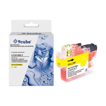 Compatible Brother LC3219XLY High Yield Yellow Ink Cartridge (1,500 Pages*)