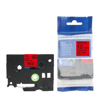 Compatible Brother TZe431 12mm Black on Red Tape (8 Metres) TZ431