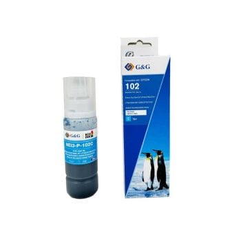 Compatible Epson 102 EcoTank Cyan Ink Bottle (6,000 Pages*) CP-C13T03R240