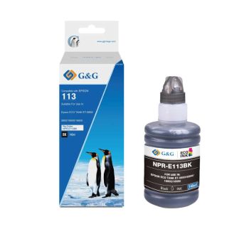 Compatible Epson 113 Black Ink Bottle (127ml) CP-C13T06B140