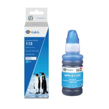 Compatible Epson 113 Cyan Ink Bottle (70ml) CP-C13T06B240