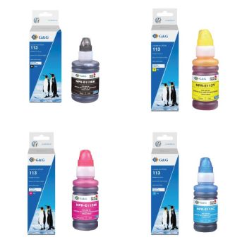 Compatible Epson 113 CMYK Ink Bottle Multipack CP-C13T06B640