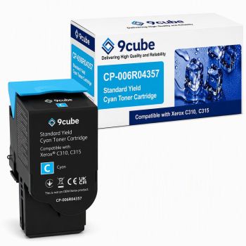 Compatible Xerox Cyan Standard Toner Cartridge (2,000 Pages*) CP-006R04357