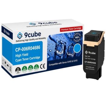 Compatible Xerox High Capacity Cyan Toner Cartridge (7,000 Pages*) CP-006R04686